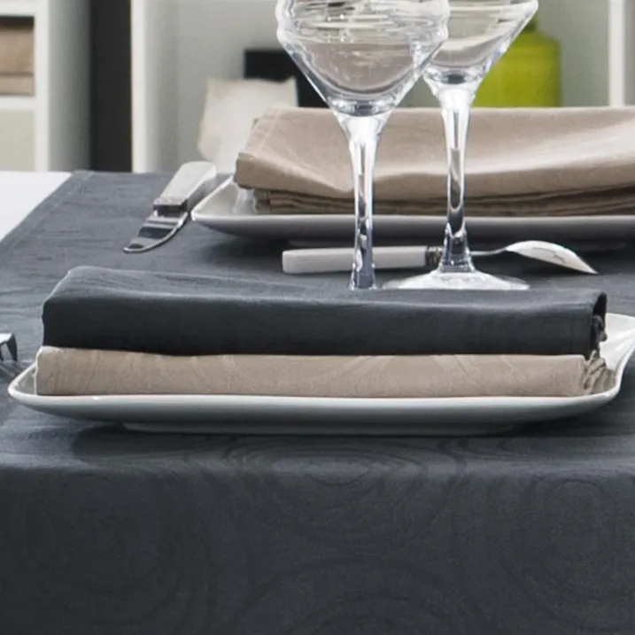 Lot de 3 serviettes de table spirale