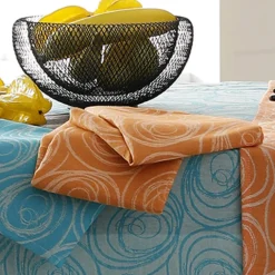 Lot de 3 serviettes de table spirale