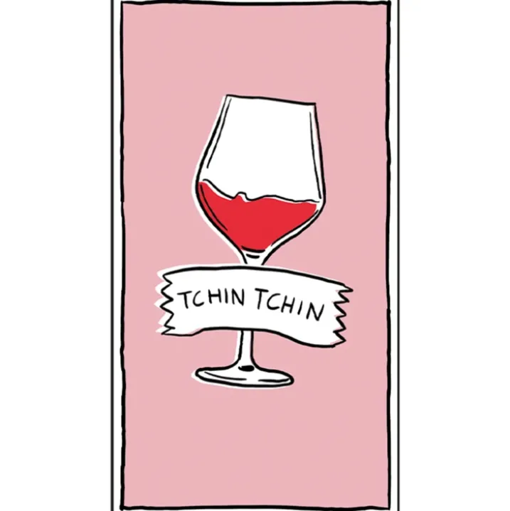 Lot de 15 serviettes en papier "Tchin Tchin"