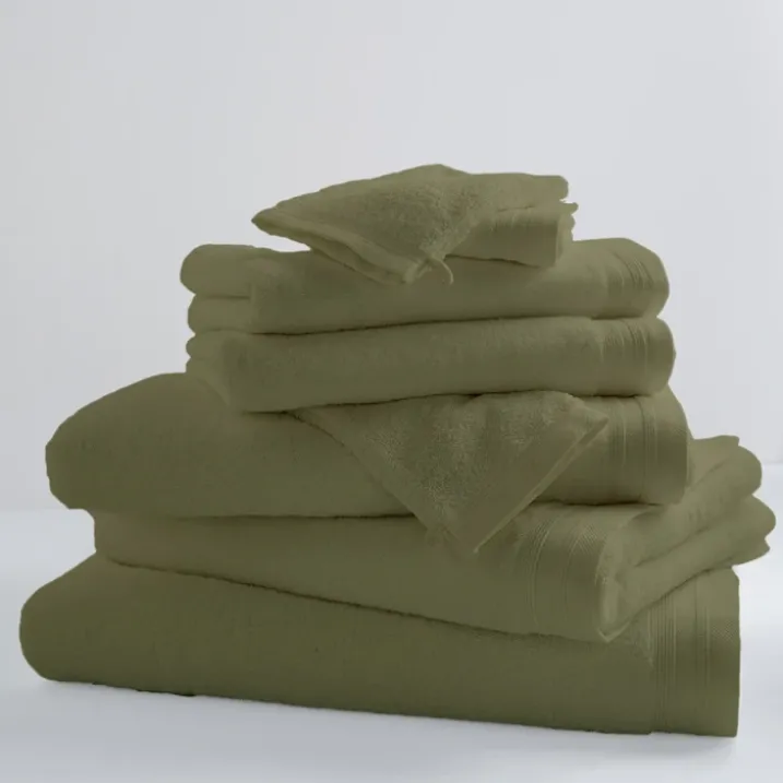 Lot de 2 Serviettes Invités Unies et Colorées