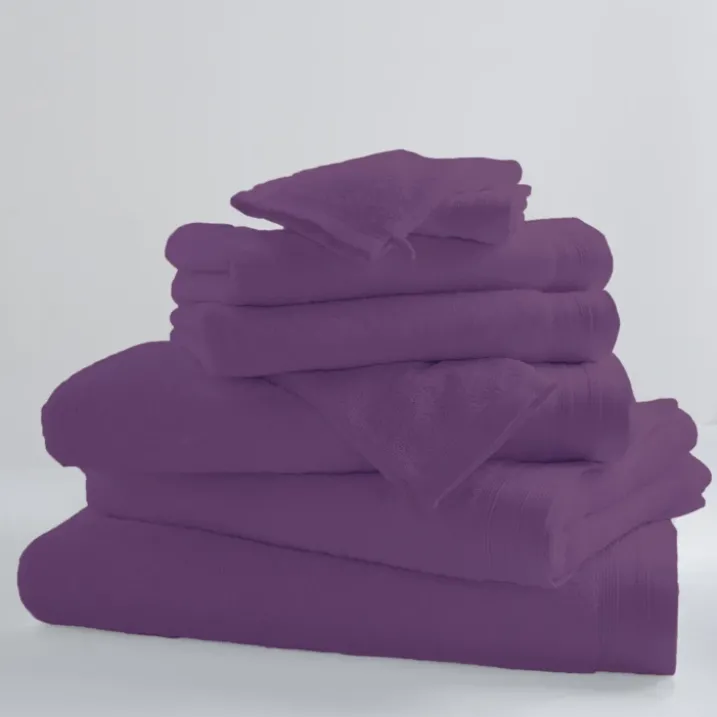 Lot de 2 Serviettes Invités Unies et Colorées