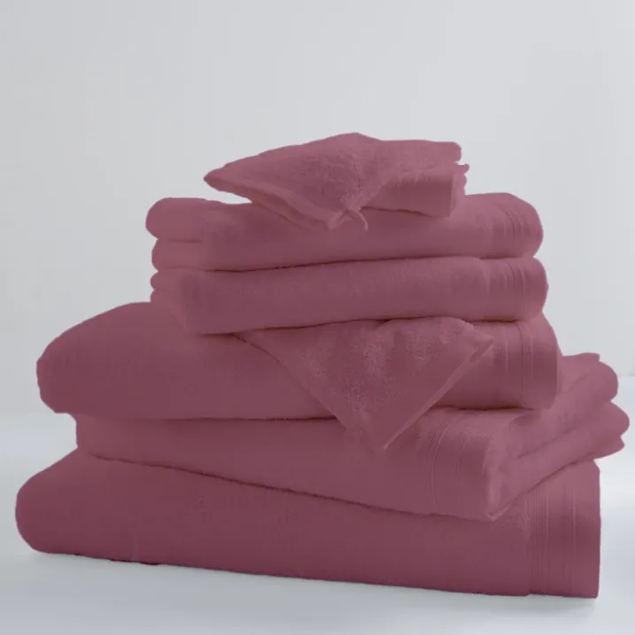 Lot de 2 Serviettes Invités Unies et Colorées
