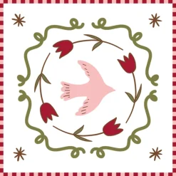 Lot de 20 serviettes papier colombe