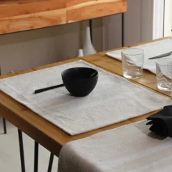 Lot de 4 Sets de table coton épais Rustique