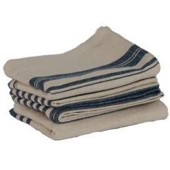 Lot de 3 torchons 100% coton lavé