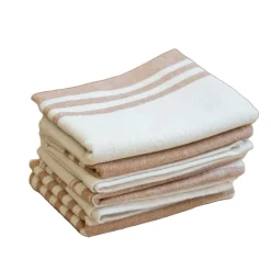 Lot de 3 torchons 100% coton lavé