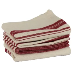 Lot de 3 torchons 100% coton lavé