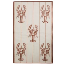 Lot de 3 torchons océan en coton