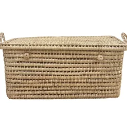 Malle de rangement feuille de palmier