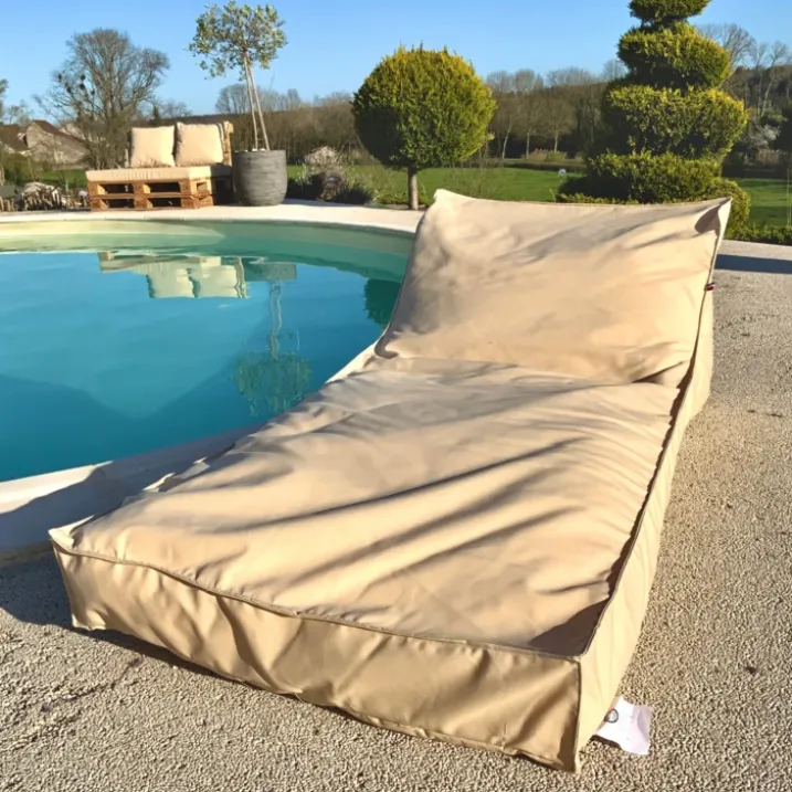 Matelas bain de soleil en microbille