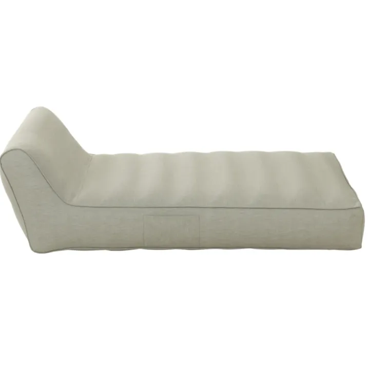 Matelas bain de soleil gonflable avec pompe