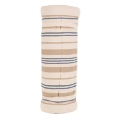Matelas bain de soleil matelassé à rayures