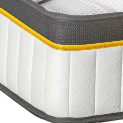 Matelas BELLECOUR ressorts ensachés & mémoire de forme - soutien ferme