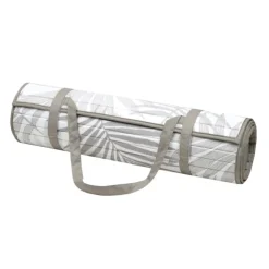 Matelas de plage avec repose-tête feuillage