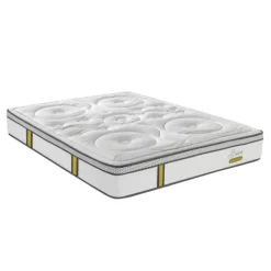Matelas à ressorts ensachés et mémoire de forme