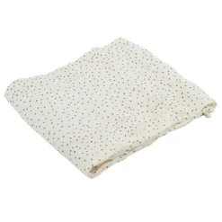 Maxi lange bébé en mousseline à pois