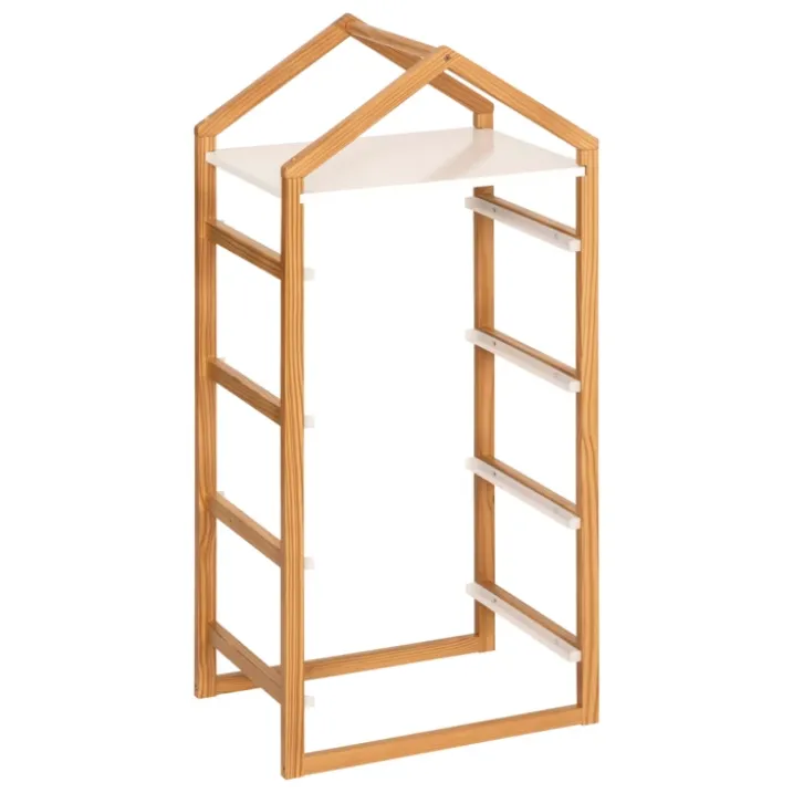 Meuble de rangement enfant avec 4 bacs amovibles