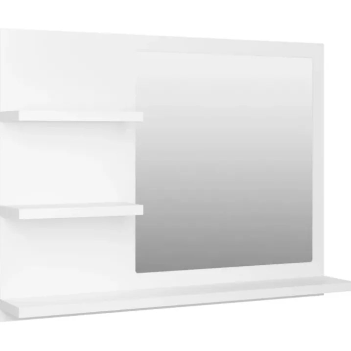 Miroir de salle de bain avec rangements