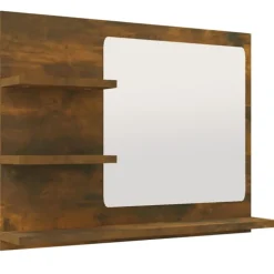 Miroir de salle de bain avec rangements