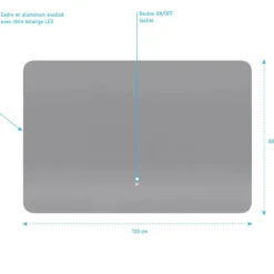 Miroir Led Silver Moon