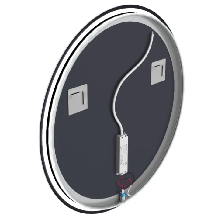 Miroir rond à leds