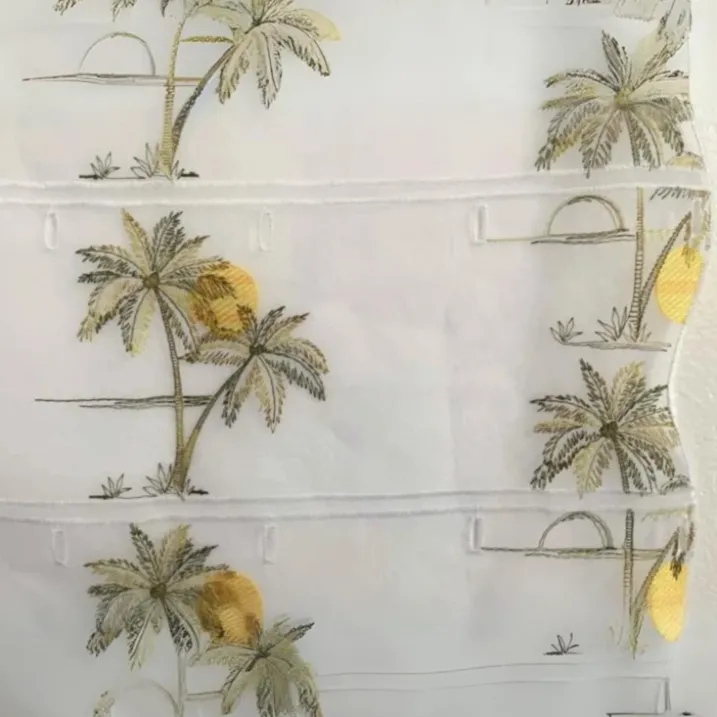 Modulable brodé de cocotiers