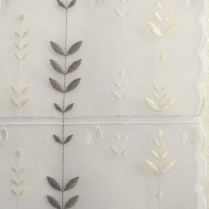 Modulable brodé feuilles d'orgeat