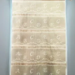 Modulable brodé lettres abécédaire