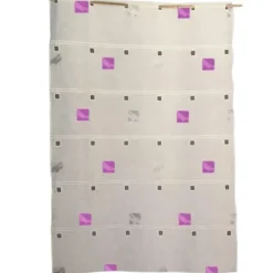 Modulable brodé motif de carrés colorés