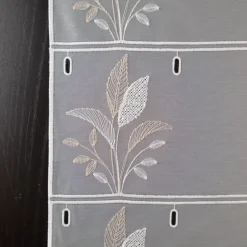Modulable brodé à motif feuilles