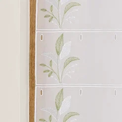 Modulable brodé à motif feuilles