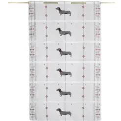 Modulable brodé à motifs de teckels