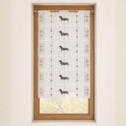 Modulable brodé à motifs de teckels