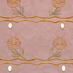 Modulable brodé à motifs fleuris