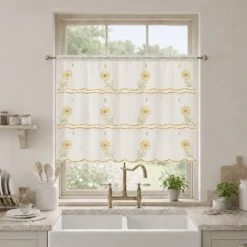 Modulable brodé à motifs fleuris
