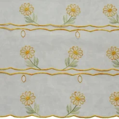Modulable brodé à motifs fleuris