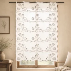 Modulable brodé à motifs floraux