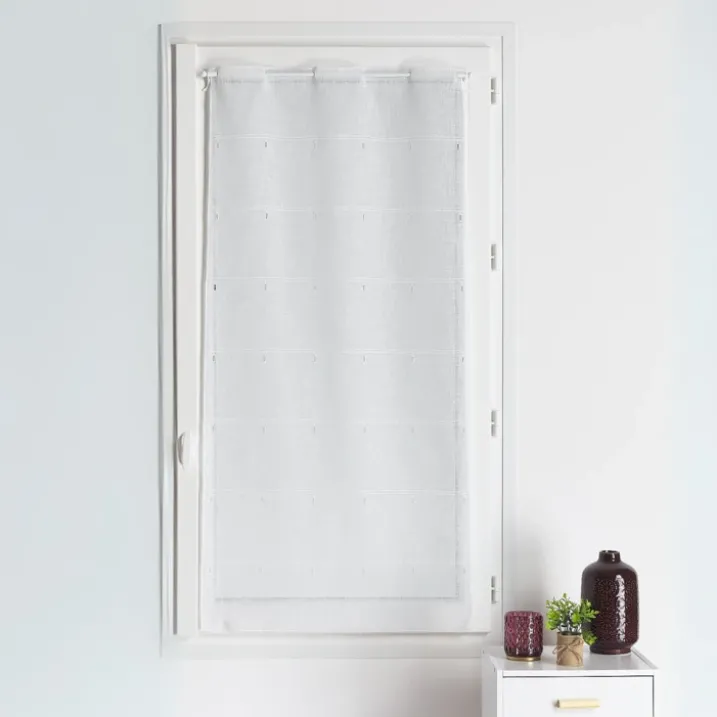 Modulable brodé uni blanc