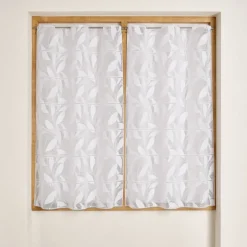 Modulable en maille à motif feuilles