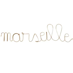 Mot fil de laiton "MARSEILLE"