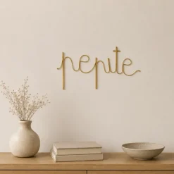 Mot fil de laiton "PÉPITE"
