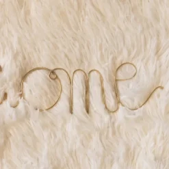 Mot fil de laiton "WELCOME HOME"