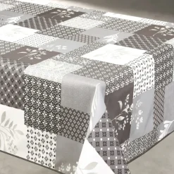 Nappe anti taches motifs fleurs et végétaux