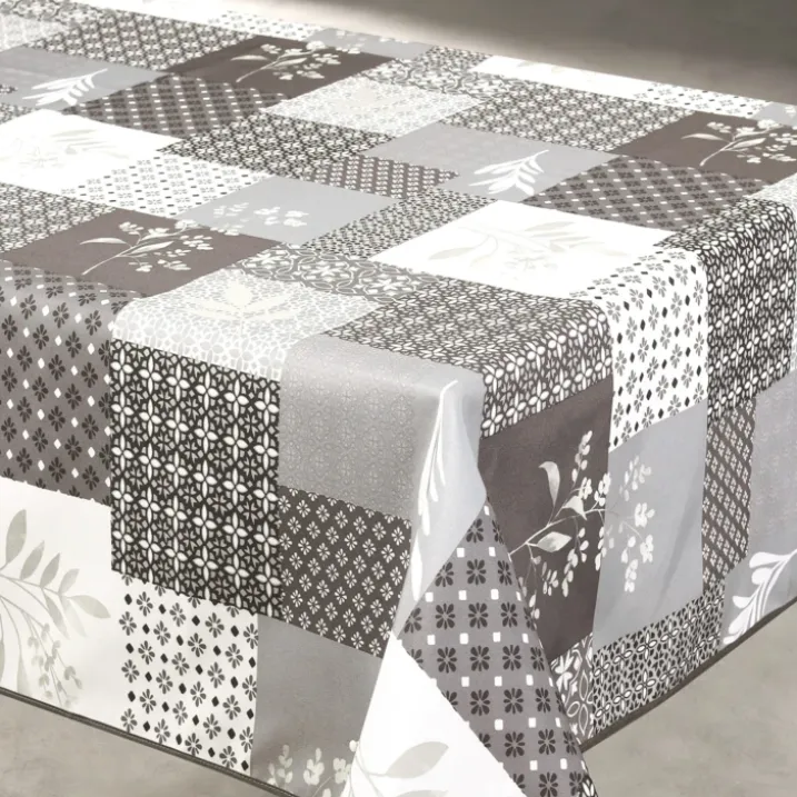 Nappe anti taches motifs fleurs et végétaux