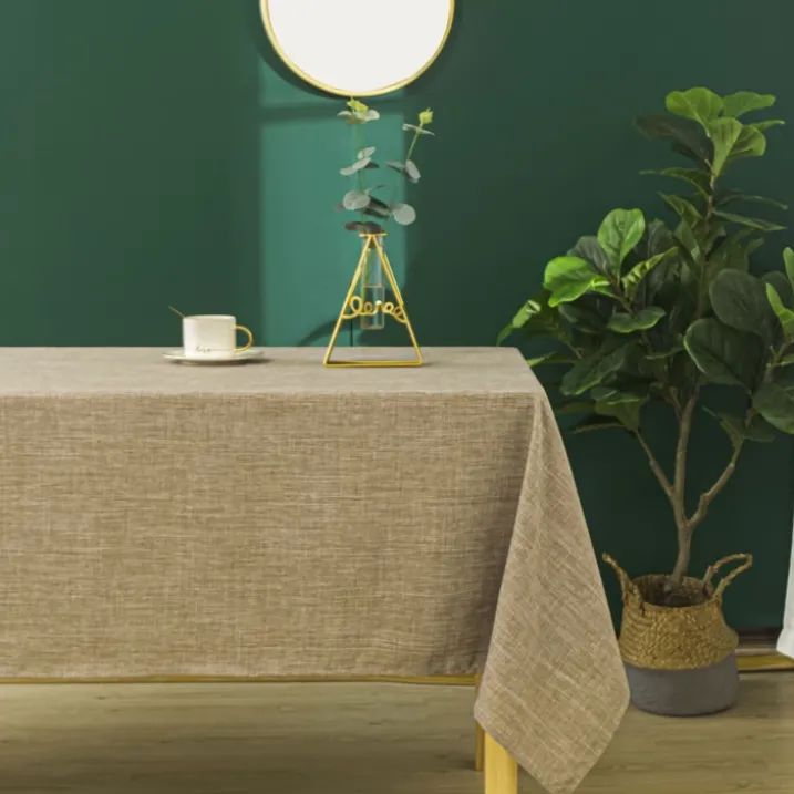 Nappe anti tâches et infroissable à effet chiné