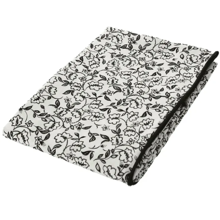 Nappe déperlante en voile de coton imprimée fleurs
