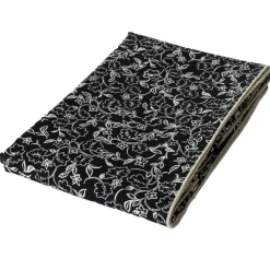 Nappe déperlante en voile de coton imprimée fleurs