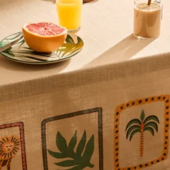 Nappe en coton tropical traitement hydrofuge