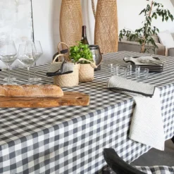 Nappe en coton vichy
