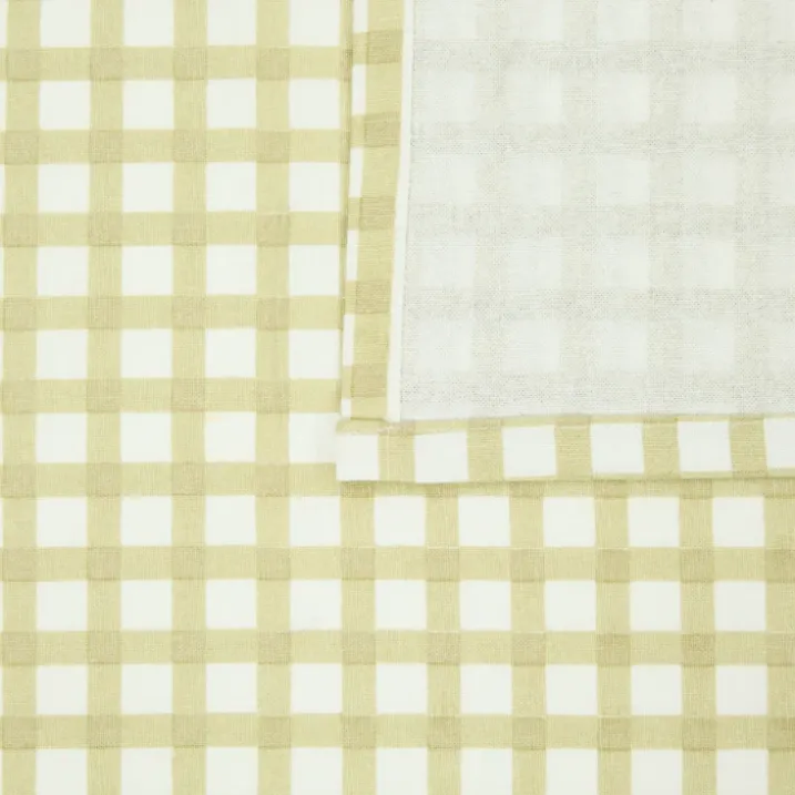 Nappe en coton vichy pour table rectangulaire